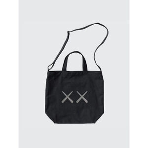 KAWS x Uniqlo Warhol Graphic Tote Bag Black BRAND NEW